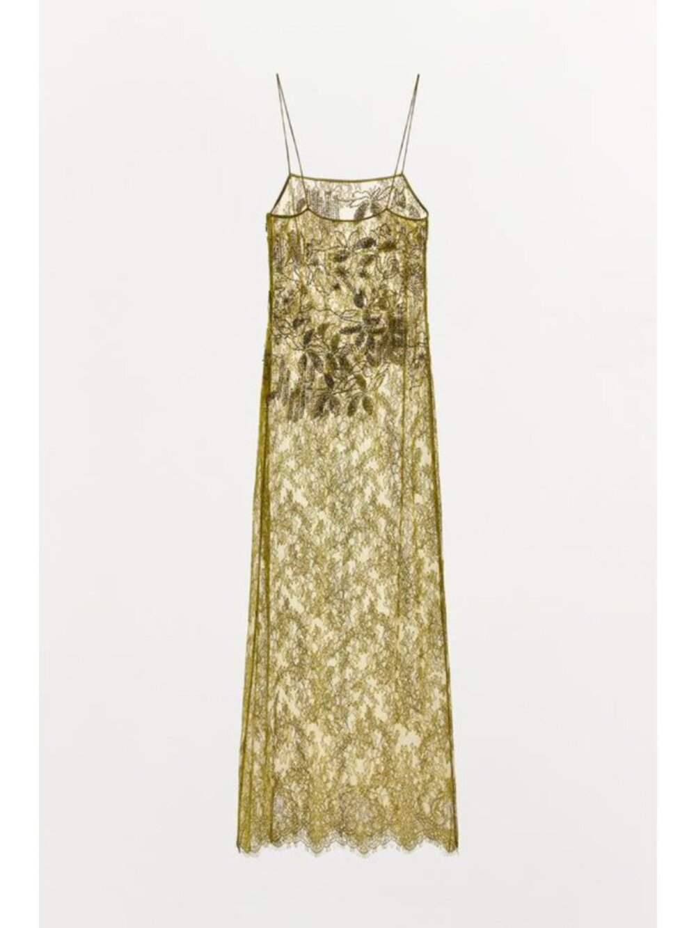 ZARA EMBROIDERED BEADED LACE DRESS 3920/754/527 - Picture 4 of 5